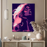 Painting by Numbers Digital Blacklight Art